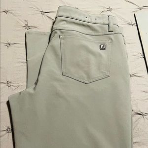 FootJoy Mens Athletic Fit Pants Grey Size 36x30